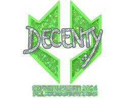 Sticker | decenty (Glitter) | Copenhagen 2024
