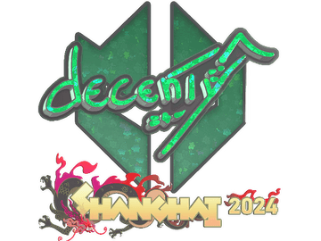 Sticker | decenty (Glitter) | Shanghai 2024