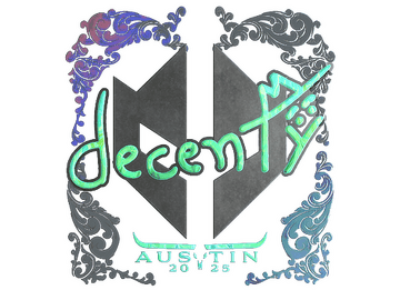 Sticker | decenty (Holo) | Austin 2025
