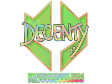 Sticker | decenty (Holo) | Copenhagen 2024