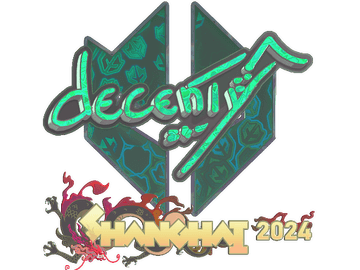 Sticker | decenty (Holo) | Shanghai 2024