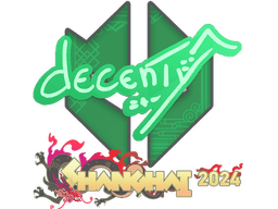 Sticker | decenty | Shanghai 2024