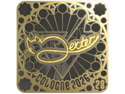 Sticker | dexter (Gold, Ranked) | Cologne 2026