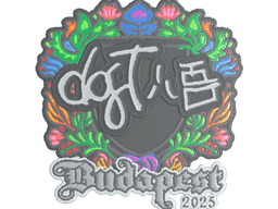 Sticker | dgt (Embroidered) | Budapest 2025