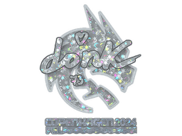 Sticker | donk (Glitter) | Copenhagen 2024
