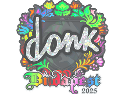 Sticker | donk (Holo) | Budapest 2025