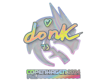 Sticker | donk (Holo) | Copenhagen 2024