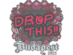 Sticker | drop | Budapest 2025