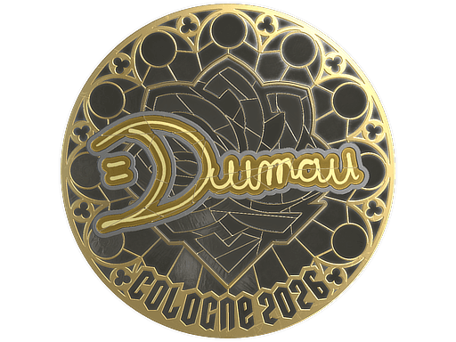Sticker | dumau (Gold) | Cologne 2026