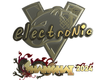 Sticker | electronic (Gold) | Shanghai 2024
