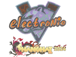 Sticker | electronic (Holo) | Shanghai 2024