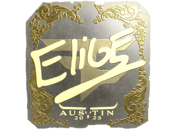 Sticker | EliGE (Gold) | Austin 2025