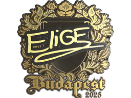 Sticker | EliGE (Gold) | Budapest 2025