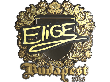 Sticker | EliGE (Gold) | Budapest 2025