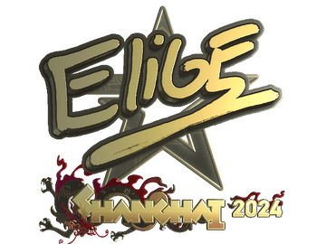 Sticker | EliGE (Gold) | Shanghai 2024