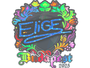 Sticker | EliGE (Holo) | Budapest 2025