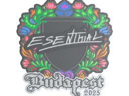 Sticker | esenthial (Embroidered) | Budapest 2025