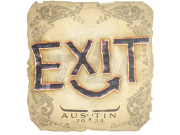 Sticker | exit | Austin 2025