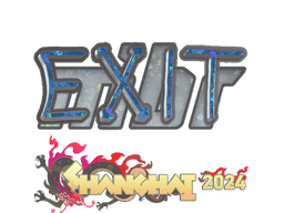 Sticker | exit (Glitter) | Shanghai 2024