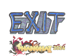 Sticker | exit (Holo) | Shanghai 2024
