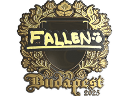 Sticker | FalleN (Gold) | Budapest 2025