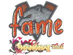 Sticker | fame (Glitter) | Shanghai 2024