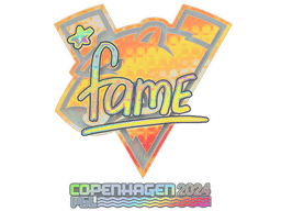 Sticker | fame (Holo) | Copenhagen 2024