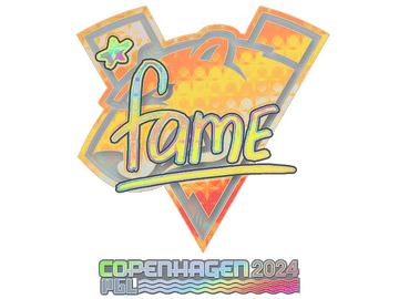 Sticker | fame (Holo) | Copenhagen 2024
