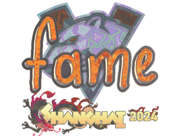 Sticker | fame (Holo) | Shanghai 2024