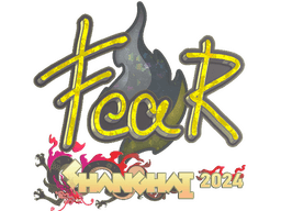 Sticker | fEAR (Glitter) | Shanghai 2024
