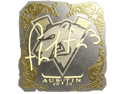 Sticker | FL1T (Gold) | Austin 2025