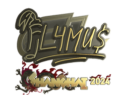 Sticker | FL4MUS (Gold) | Shanghai 2024