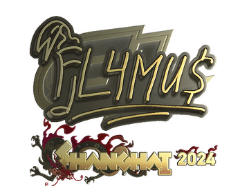 Sticker | FL4MUS (Gold) | Shanghai 2024