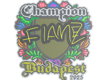 Sticker | FlameZ (Embroidered, Champion) | Budapest 2025