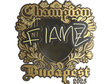 Sticker | FlameZ (Gold, Champion) | Budapest 2025