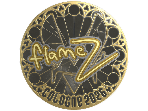Sticker | FlameZ (Gold) | Cologne 2026