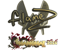 Sticker | FlameZ (Gold) | Shanghai 2024