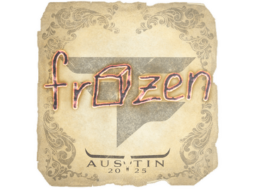 Sticker | frozen | Austin 2025