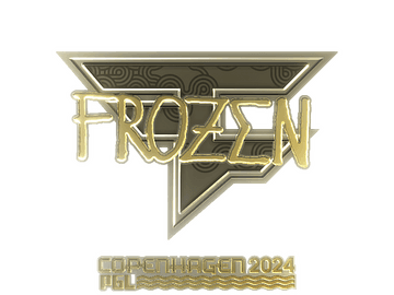 Sticker | frozen (Gold) | Copenhagen 2024