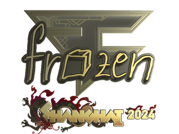 Sticker | frozen (Gold) | Shanghai 2024