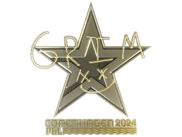 Sticker | Grim (Gold) | Copenhagen 2024