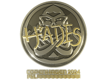 Sticker | hades (Gold) | Copenhagen 2024