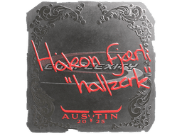 Sticker | hallzerk (Foil) | Austin 2025