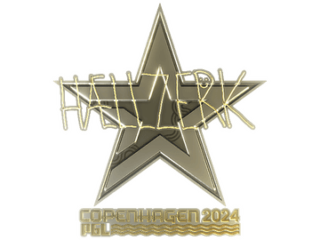 Sticker | hallzerk (Gold) | Copenhagen 2024