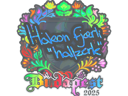 Sticker | hallzerk (Holo) | Budapest 2025
