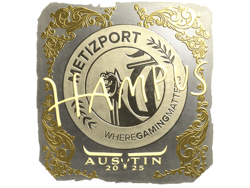 Sticker | hampus (Gold) | Austin 2025