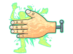 Sticker | High Five! (Glitter)
