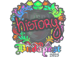 Sticker | History (Holo) | Budapest 2025