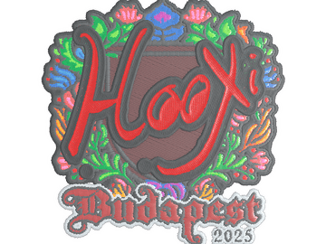 Sticker | HooXi (Embroidered) | Budapest 2025