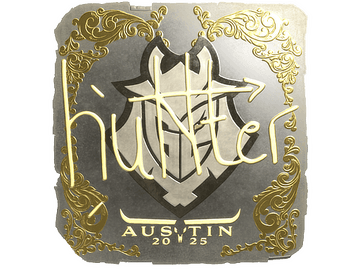 Sticker | huNter- (Gold) | Austin 2025